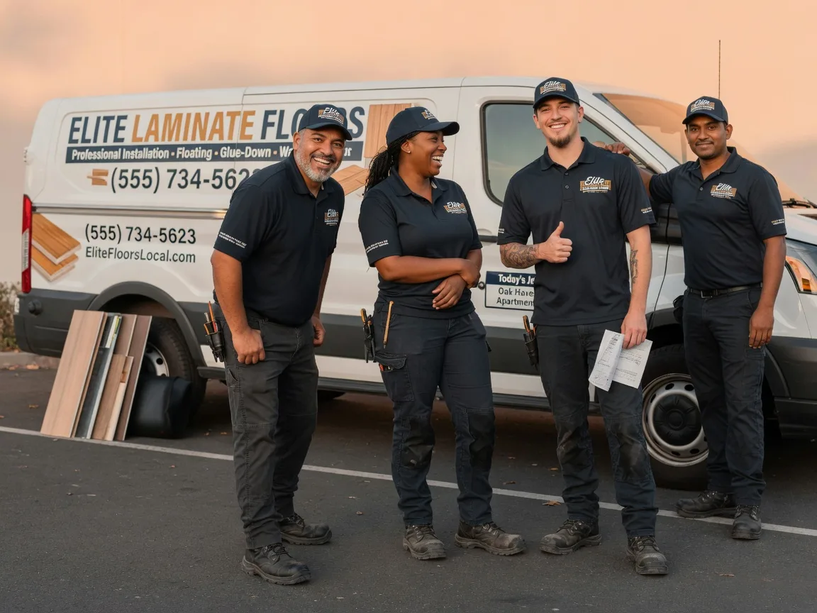 Laminate flooring installation company in Conover, OH